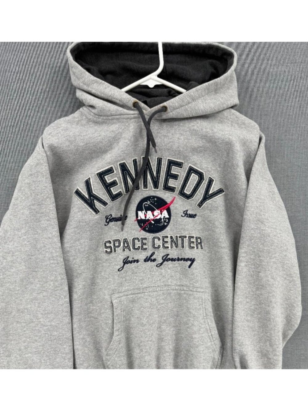 Kennedy Space Centre Hoodie Prairie Mountain Mens S NASA Pullover Embroidered